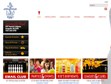 Tablet Screenshot of gobowlingannapolis.com
